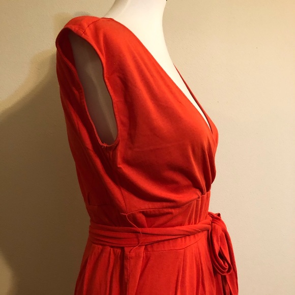 Ann Taylor LOFT Tie Waist Faux Wrap Dress - Picture 4 of 8